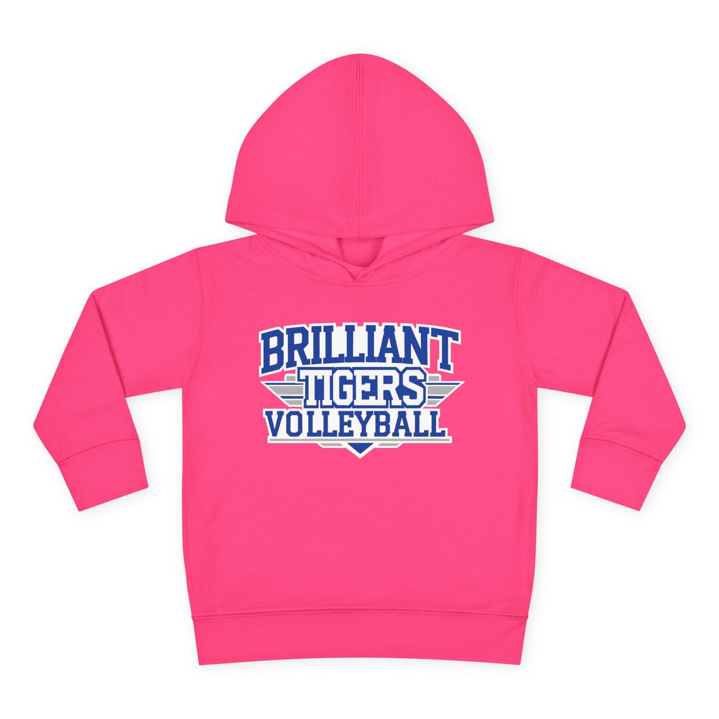 Toddler Hoodie Sweatshirt \ Brilliant Tigers Volleyball \ BTV2