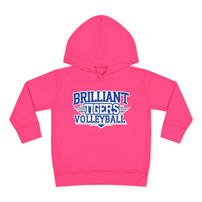 Toddler Hoodie Sweatshirt \ Brilliant Tigers Volleyball \ BTV2