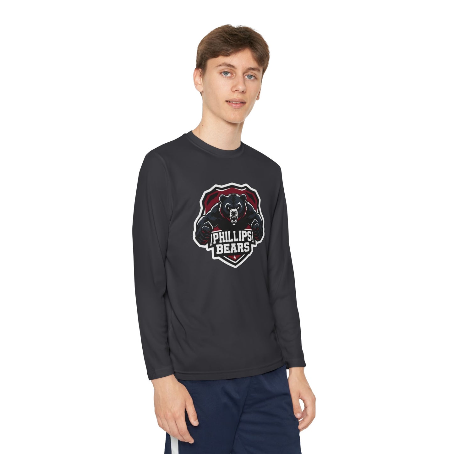 Youth Long Sleeve Tee \ Phillips Bears \ PB2
