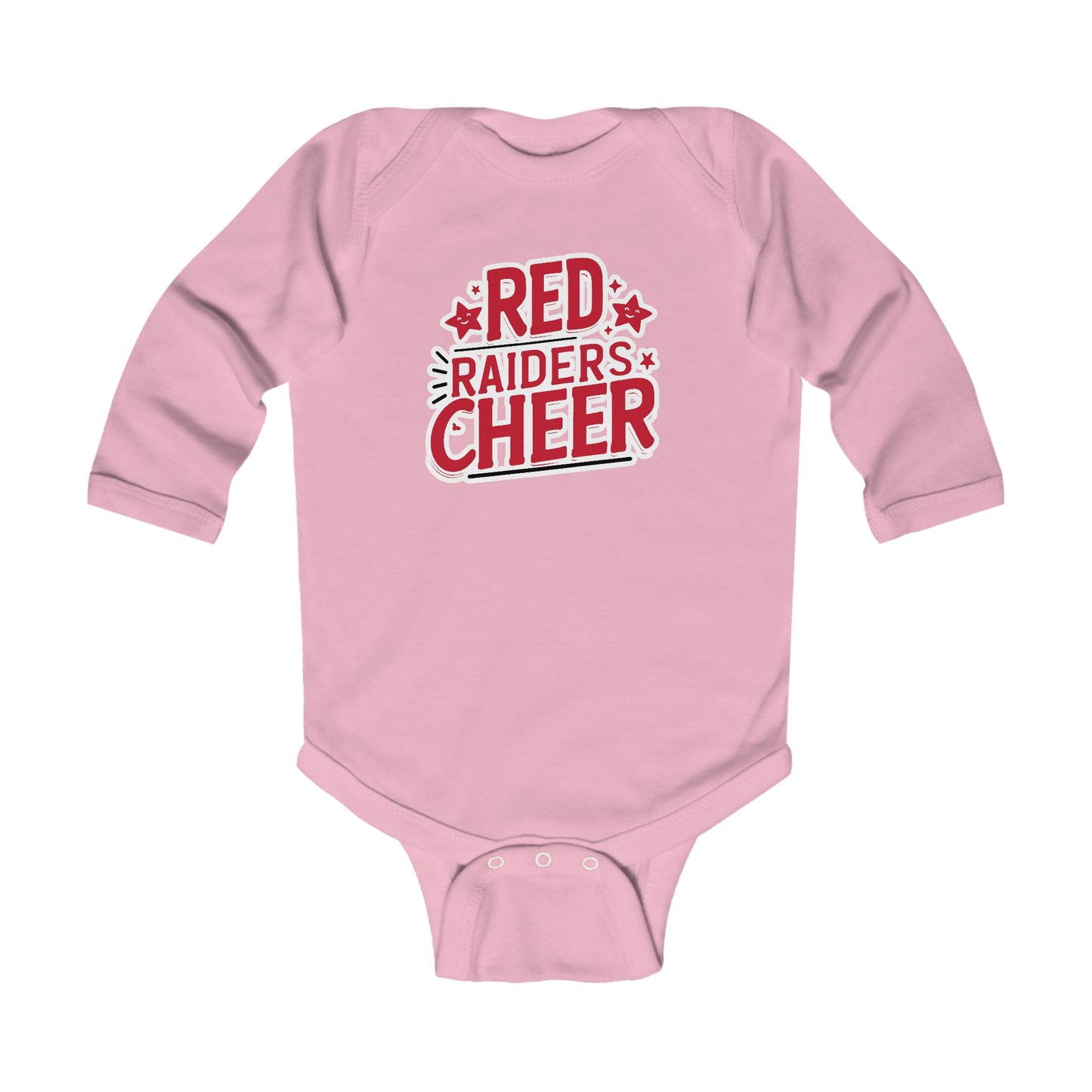 Long Sleeve Baby Bodysuit \ Marion County Red Raiders Cheer \ MCC2