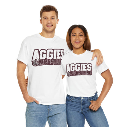 Adult Tee \ Hamilton Aggies Wrestling \ HAW3