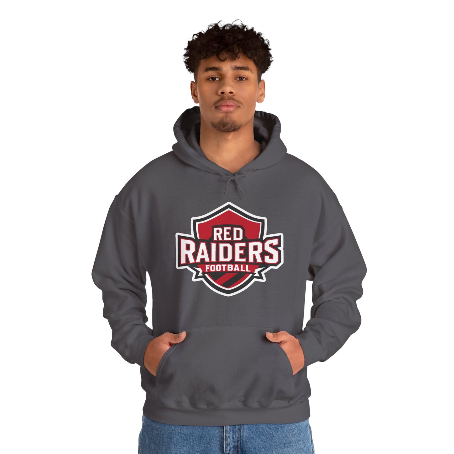 Adult Hoodie Sweatshirt \ Marion County Red Raiders Football \ MCF2