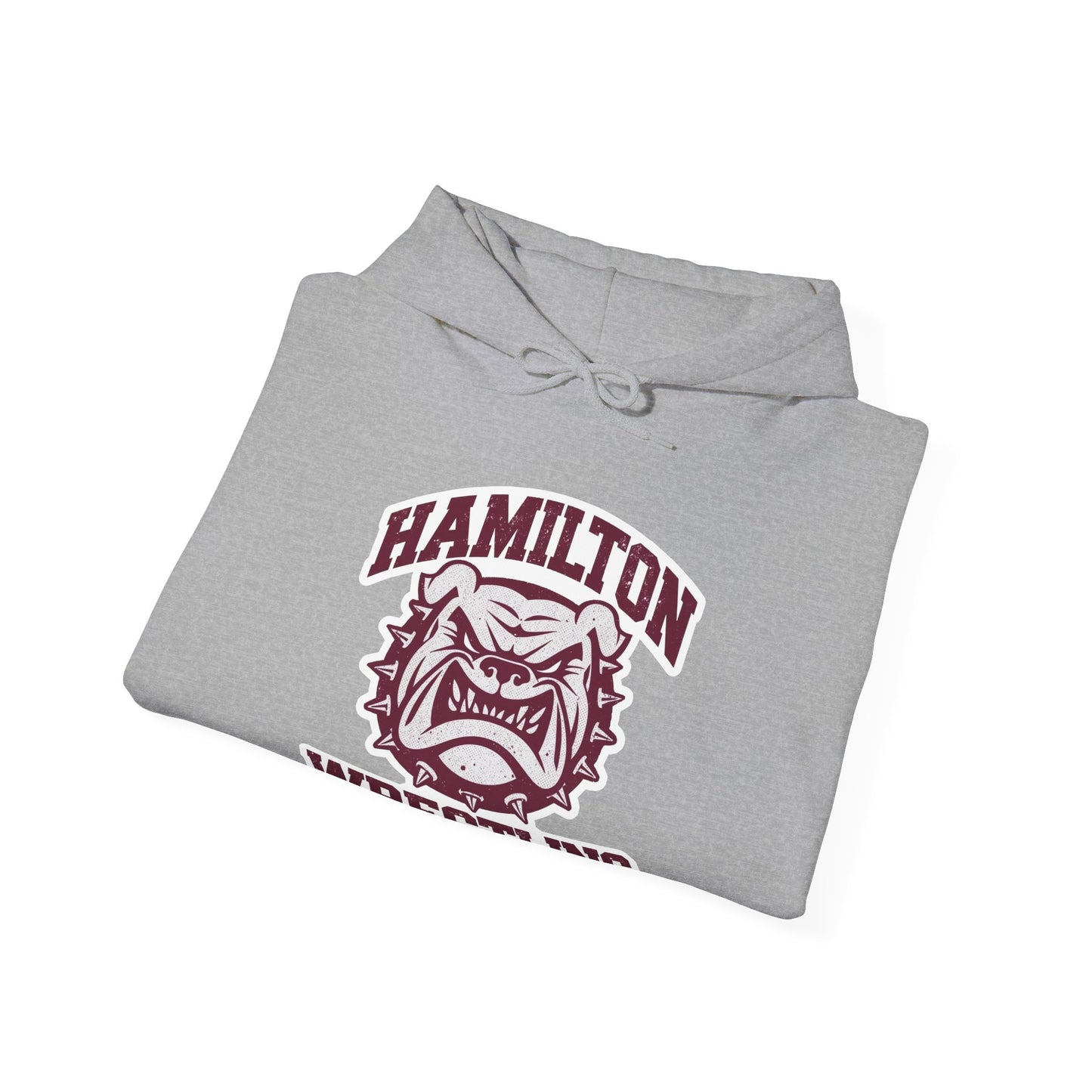 Adult Hoodie Sweatshirt \ Hamilton Aggies Wrestling \ HAW2