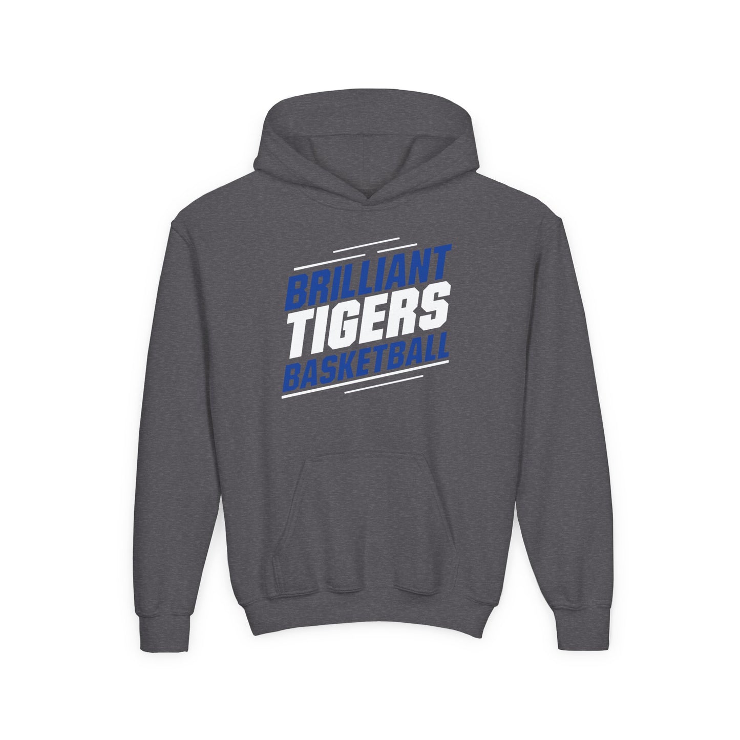 Youth Hoodie Sweatshirt \ Brilliant Tigers Basketball \ BTBK2