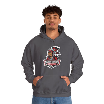 Adult Hooded Sweatshirt \ Marion County Red Raiders \ MC2