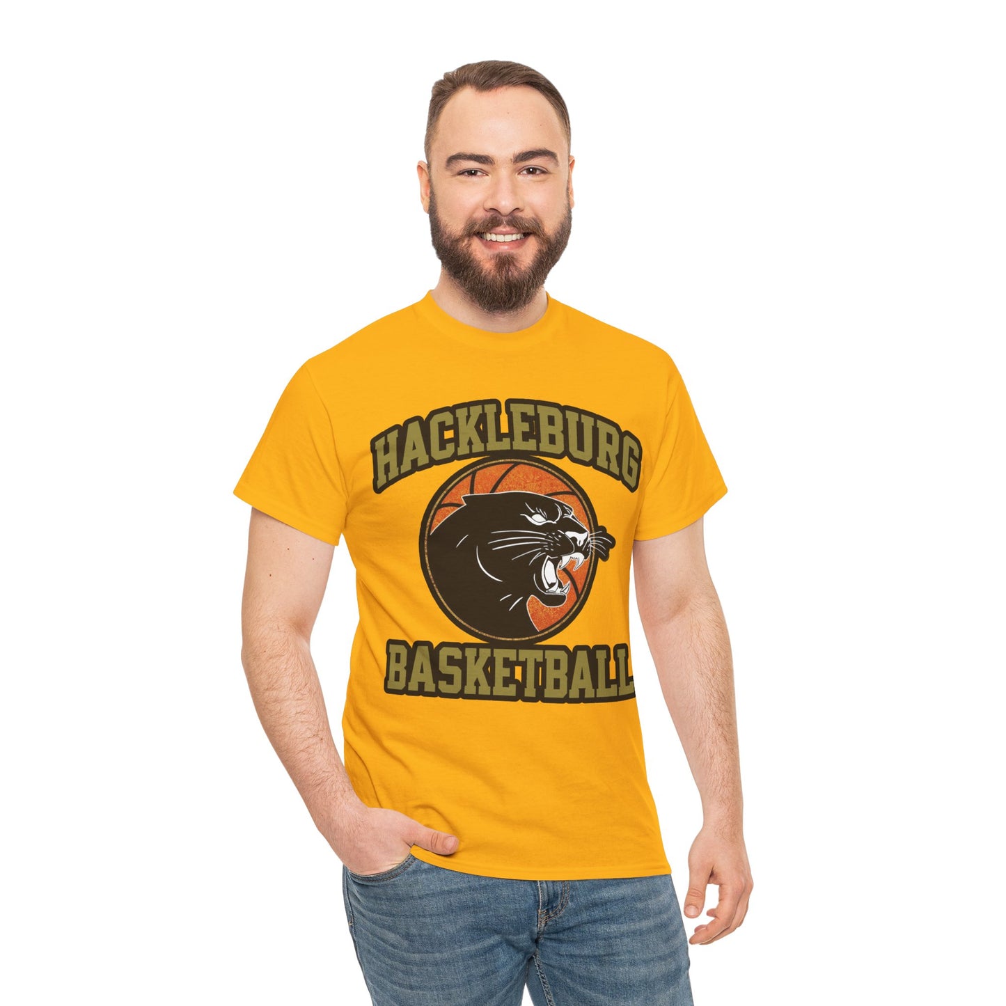 Adult Tee \ Hackleburg Panther Basketball \ HPBK1