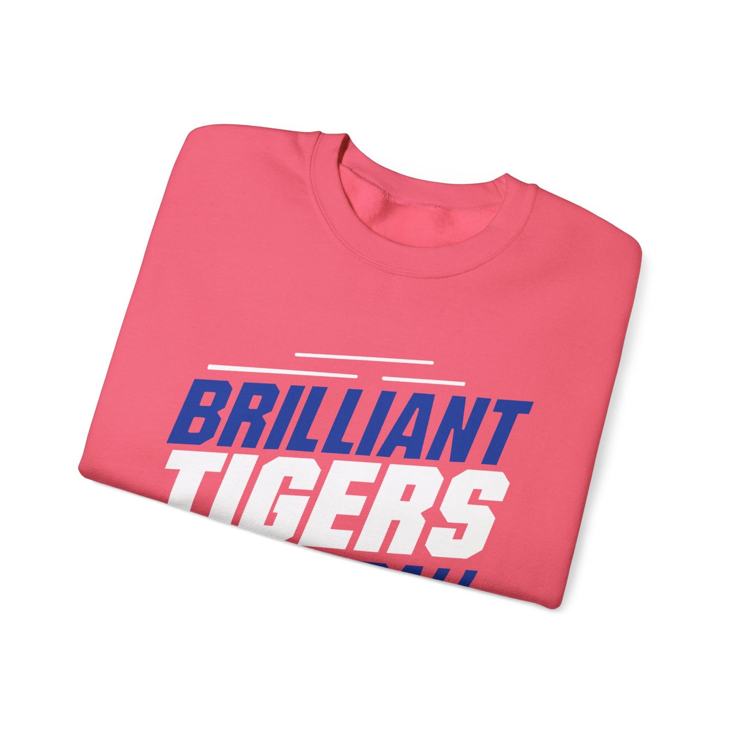 Adult Crewneck Sweatshirt \ Brilliant Tigers Basketball \ BTBK2