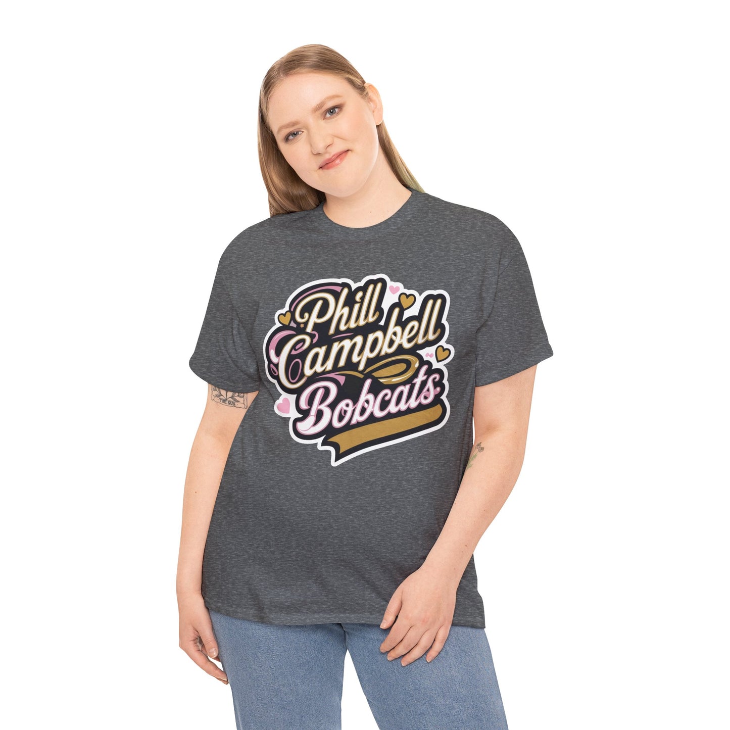 Adult Tee \ Phill Campbell Bobcats \ PCBG1