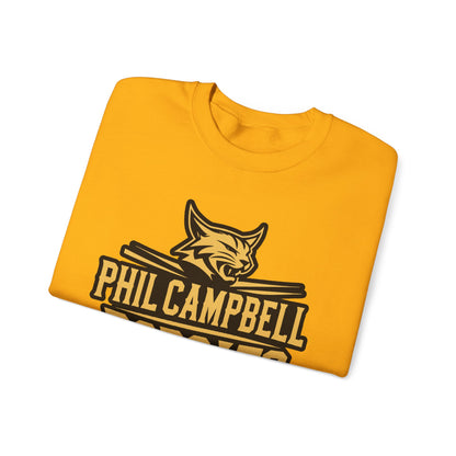 Adult Crewneck Sweatshirt \ Phil Campbell Bobcats \ PCB2