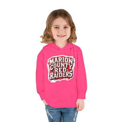Toddler Hoodie Sweatshirt \ Marion County Red Raiders \ MC1