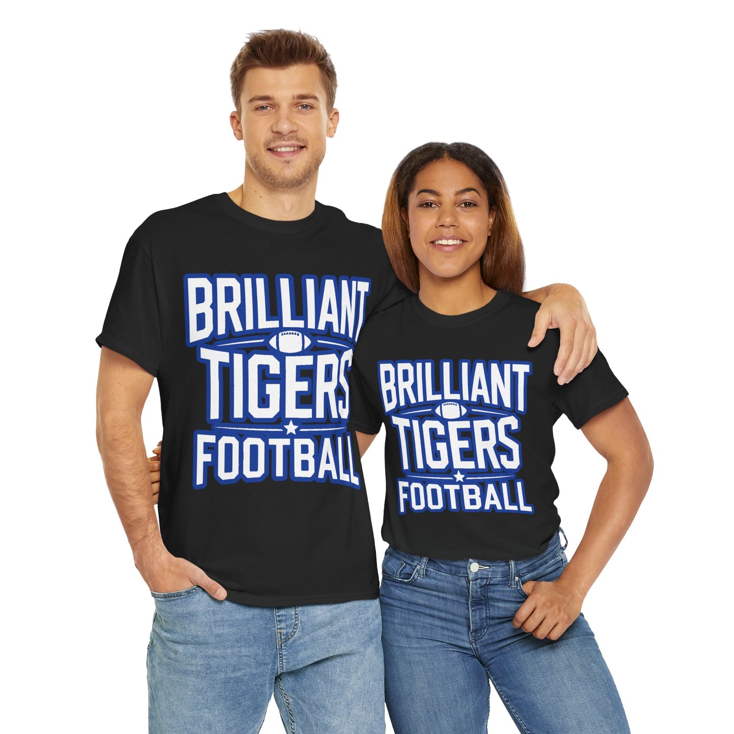 Adult Tee \ Brilliant Tigers Football \ BTF1
