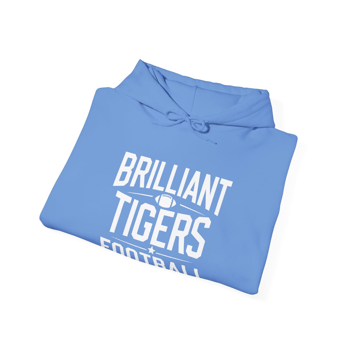 Adult Hoodie Sweatshirt \ Brilliant Tigers Football \ BTF1