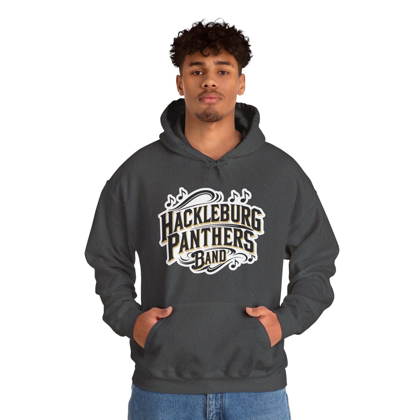 Adult Hoodie Sweatshirt \ Hackleburg Panthers Band \ HPB1