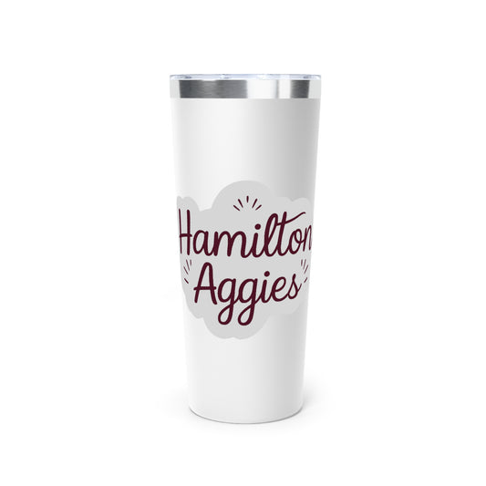 22oz Copper Insulated Tumbler \ Hamilton Aggies \ HAG1