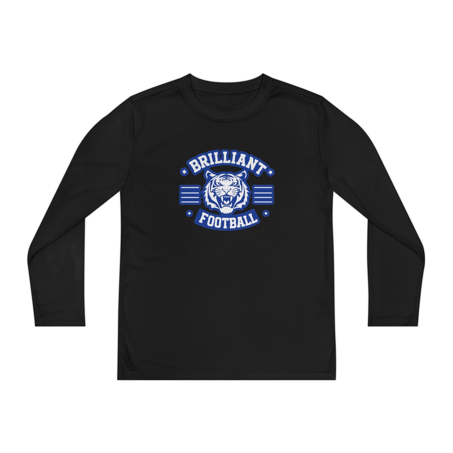 Youth Long Sleeve Tee \ Brilliant Tigers Football \ BTF2