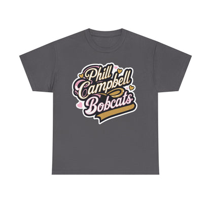 Adult Tee \ Phill Campbell Bobcats \ PCBG1