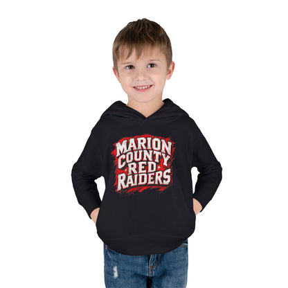 Toddler Hoodie Sweatshirt \ Marion County Red Raiders \ MC1