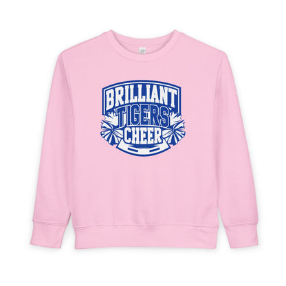 Toddler Crewneck Sweatshirt \ Brilliant Tigers Cheer \ BTC1
