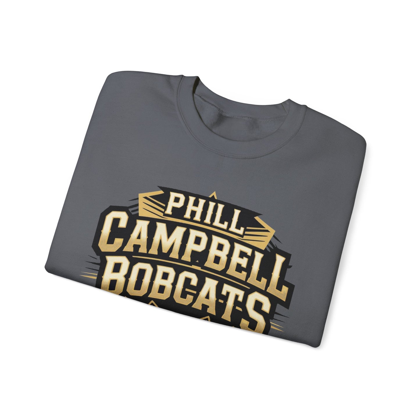 Adult Crewneck Sweatshirt \ Phill Campbell Bobcats \ PCB1