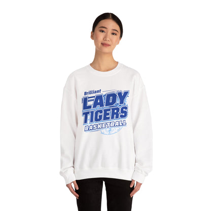 Adult Crewneck Sweatshirt \ Brilliant Tigers Basketball \ BTBKG2