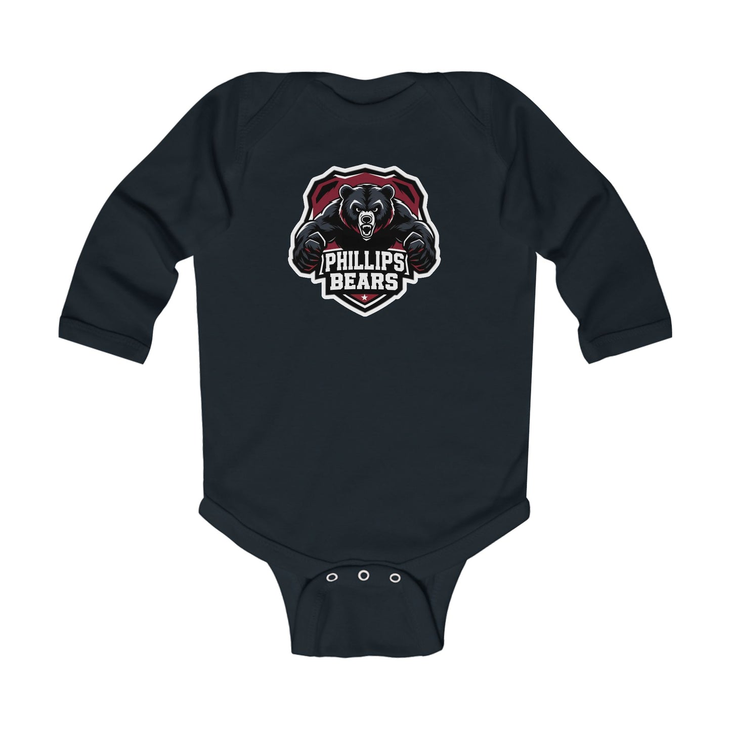Long Sleeve Baby Bodysuit \ Phillips Bears \ PB2
