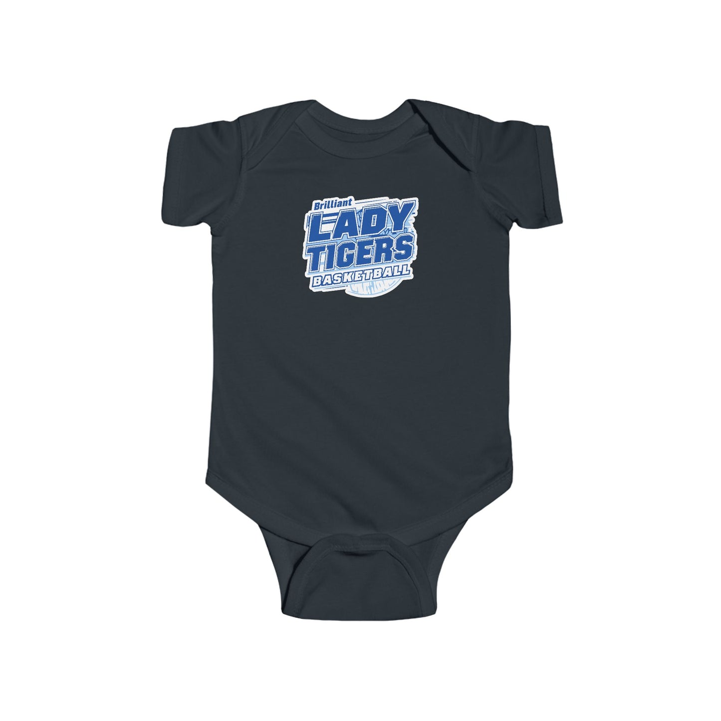 Short Sleeve Baby Bodysuit \ Brilliant Tigers Basketball \ BTBKG2