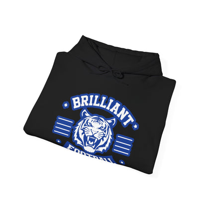 Adult Hoodie Sweatshirt \ Brilliant Tigers Football \ BTF2