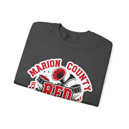 Adult Crewneck Sweatshirt \ Marion County Red Raiders Band \ MCB2