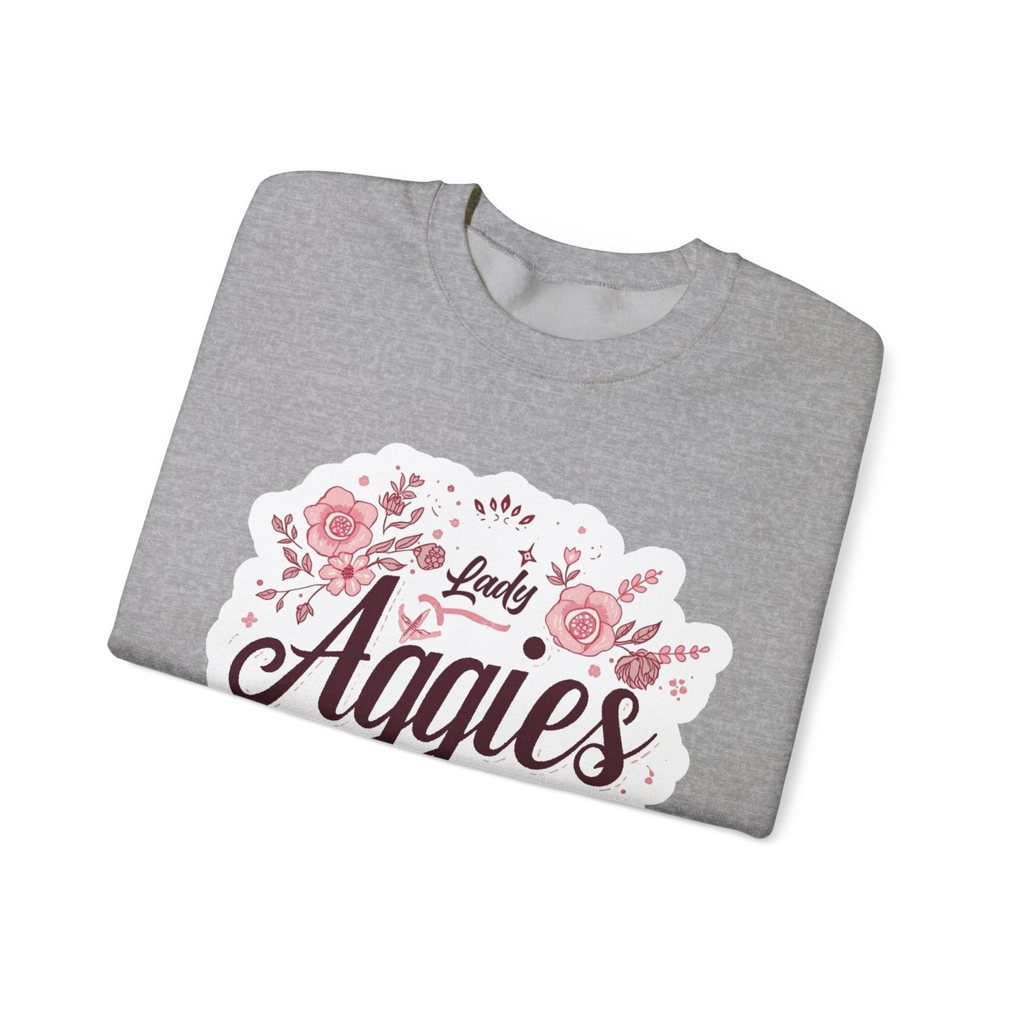 Adult Crewneck Sweatshirt \ Hamilton Aggies Wrestling \ HAWG1