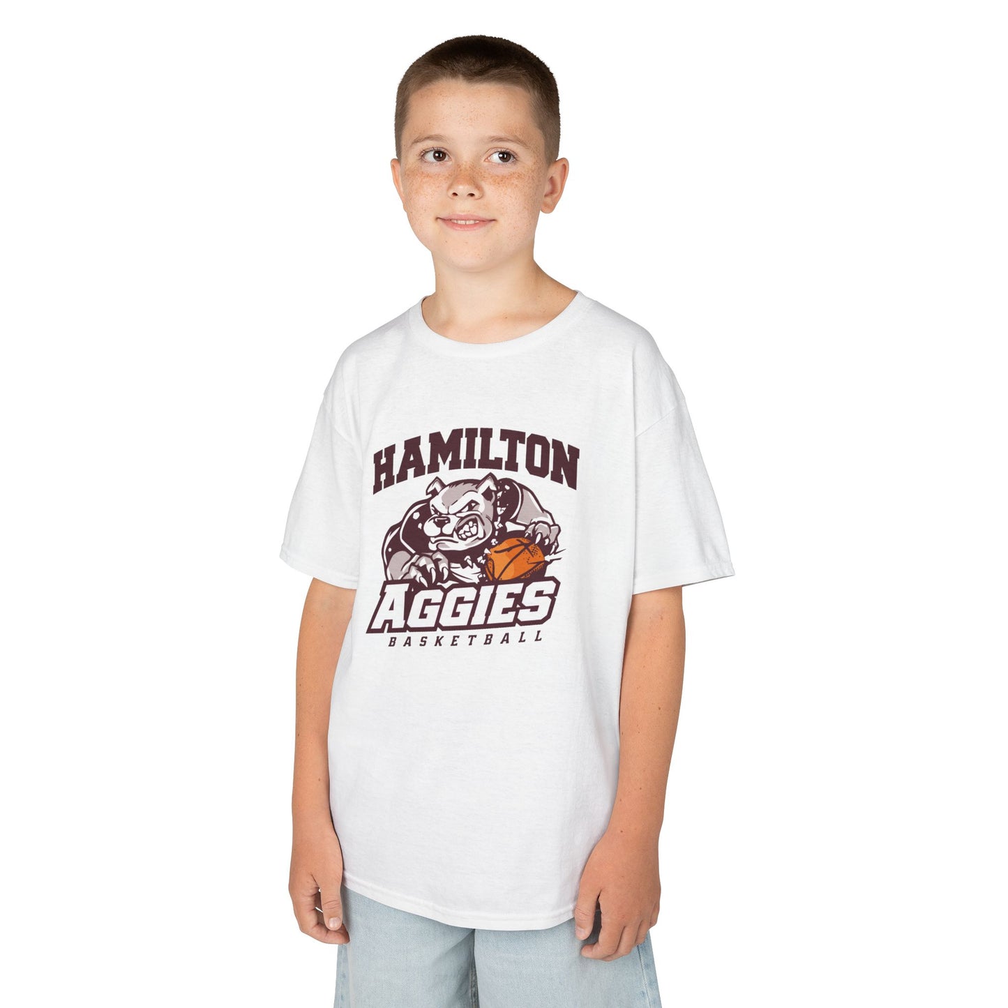 Youth Tee \ Hamilton Aggies Basketball \ HABB1