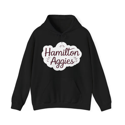 Adult Hoodie Sweatshirt \ Hamilton Aggies \ HAG1