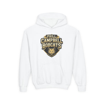 Youth Hoodie Sweatshirt \ Phill Campbell Bobcats \ PCB1