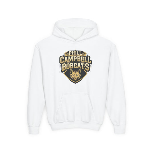 Youth Hoodie Sweatshirt \ Phill Campbell Bobcats \ PCB1