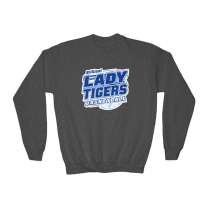 Youth Crewneck Sweatshirt \ Brilliant Tigers Basketball \ BTBKG2