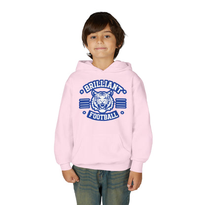 Youth Hoodie Sweatshirt \ Brilliant Tigers Football \ BTF2
