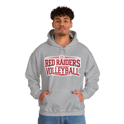 Adult Hoodie Sweatshirt \ Marion County Red Raiders Volleyball \ MCV2