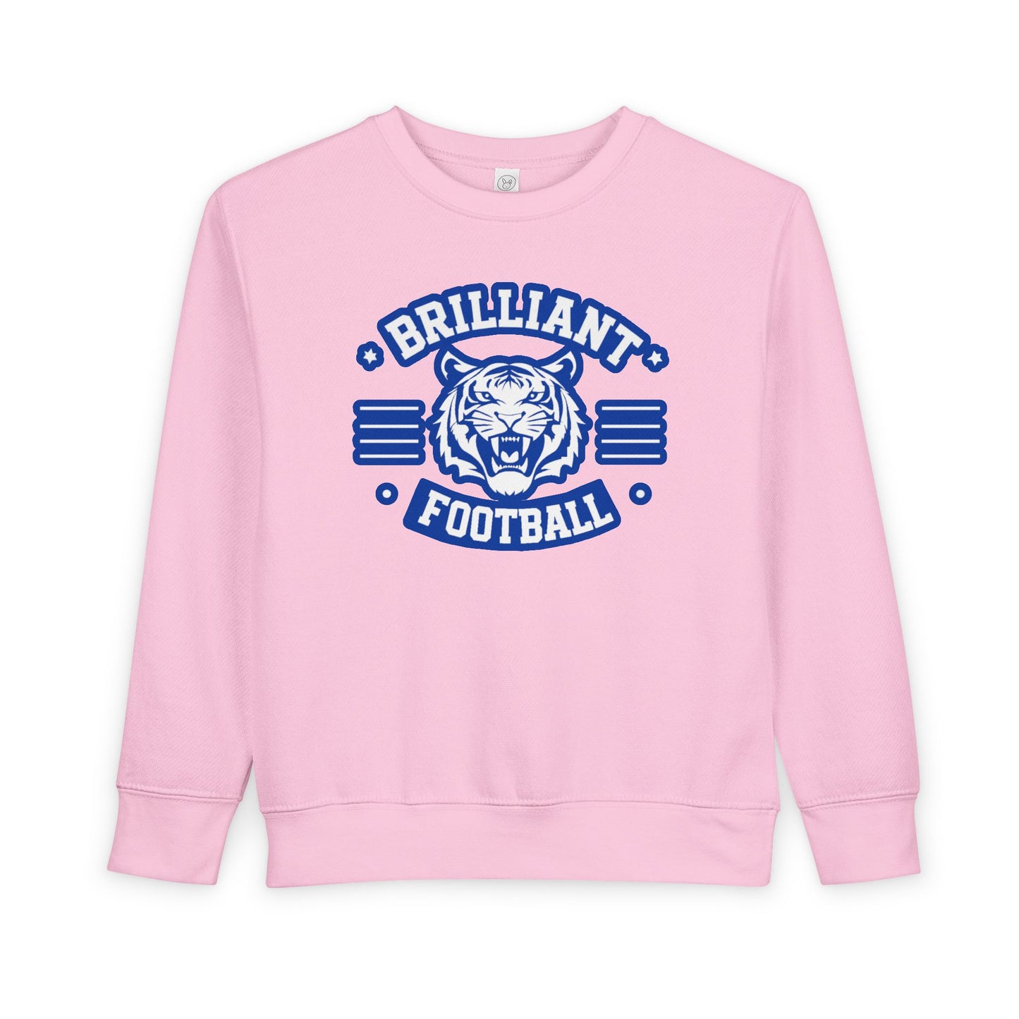Toddler Crewneck Sweatshirt \ Brilliant Tigers Football \ BTF2