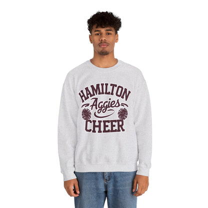Adult Crewneck Sweatshirt \ Hamilton Aggies Cheer \ HAC2