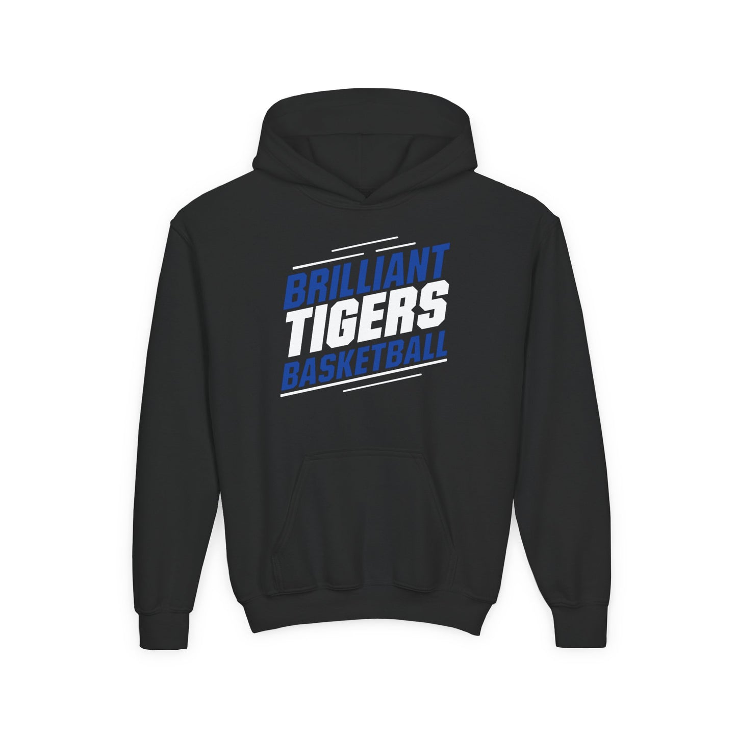 Youth Hoodie Sweatshirt \ Brilliant Tigers Basketball \ BTBK2