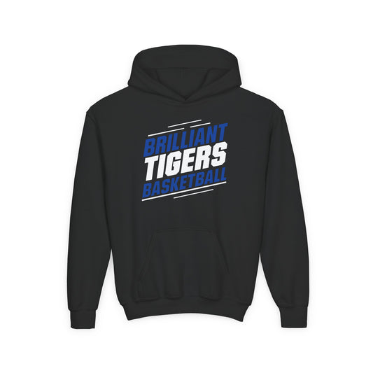 Youth Hoodie Sweatshirt \ Brilliant Tigers Basketball \ BTBK2