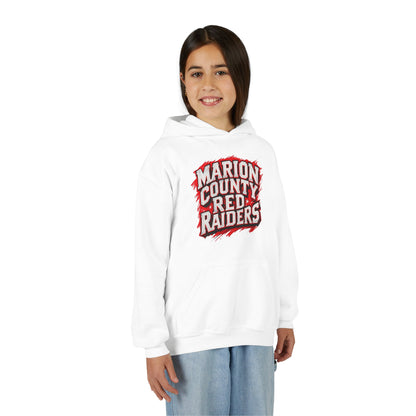 Youth Hoodie Sweatshirt \ Marion County Red Raiders \ MC1