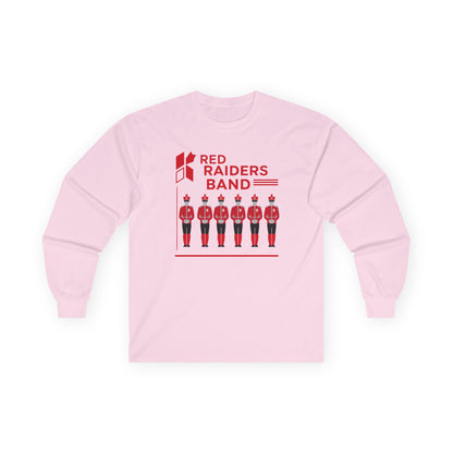 Adult Long Sleeve Tee \ Marion County Red Raiders Band \ MCB1