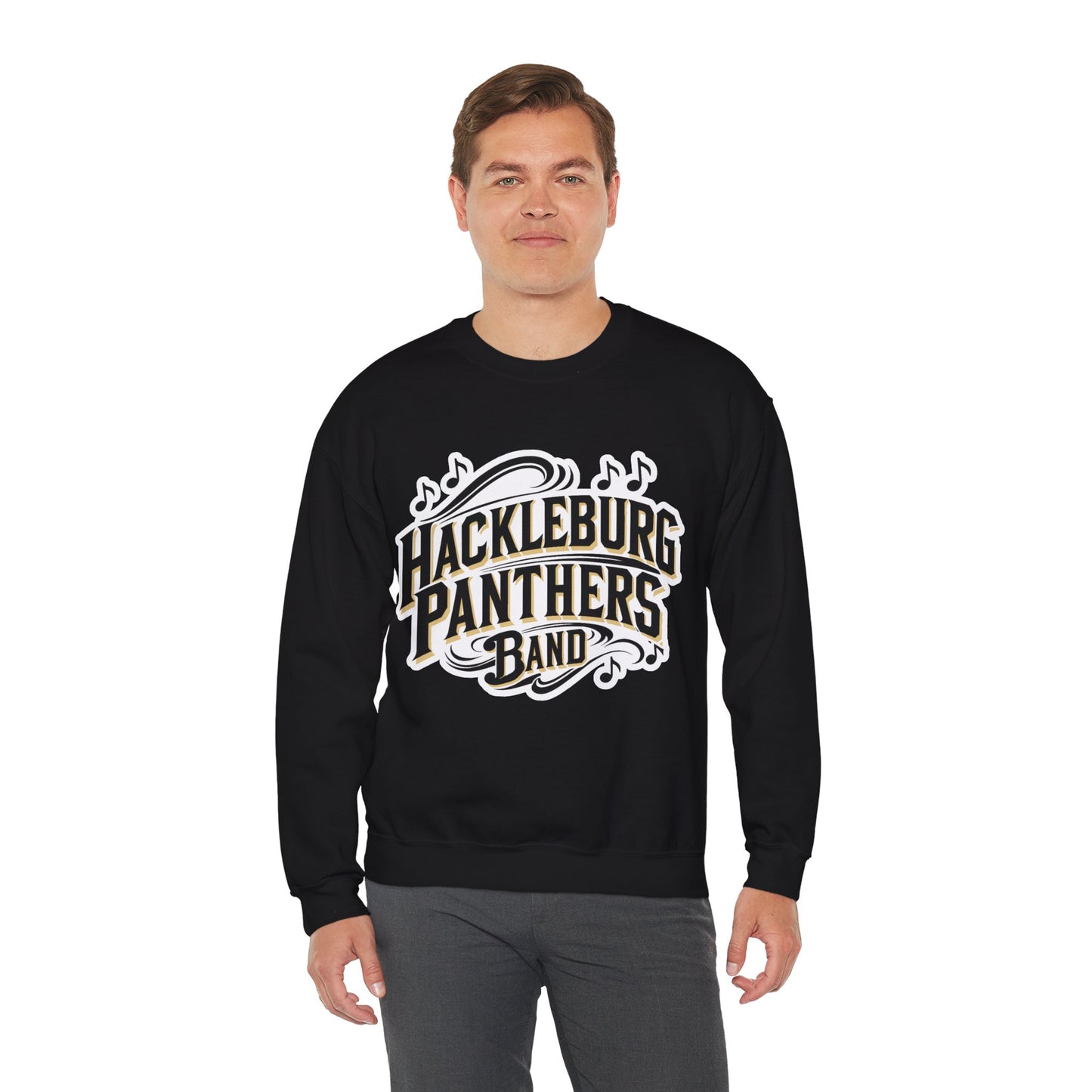 Adult Crewneck Sweatshirt \ Hackleburg Panthers Band \ HPB1