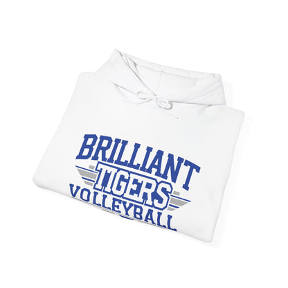 Adult Hoodie Sweatshirt \ Brilliant Tigers Volleyball \ BTV2