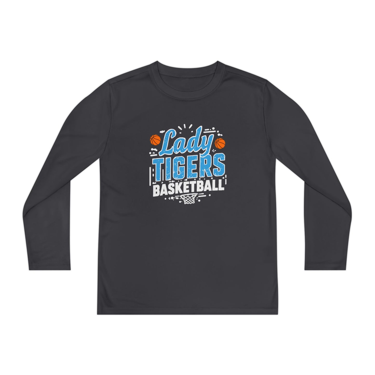 Youth Long Sleeve Tee \ Brilliant Tigers Basketball \ BTBKG1