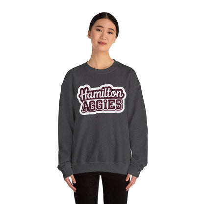 Adult Crewneck Sweatshirt \ Hamilton Aggies \ HAG2