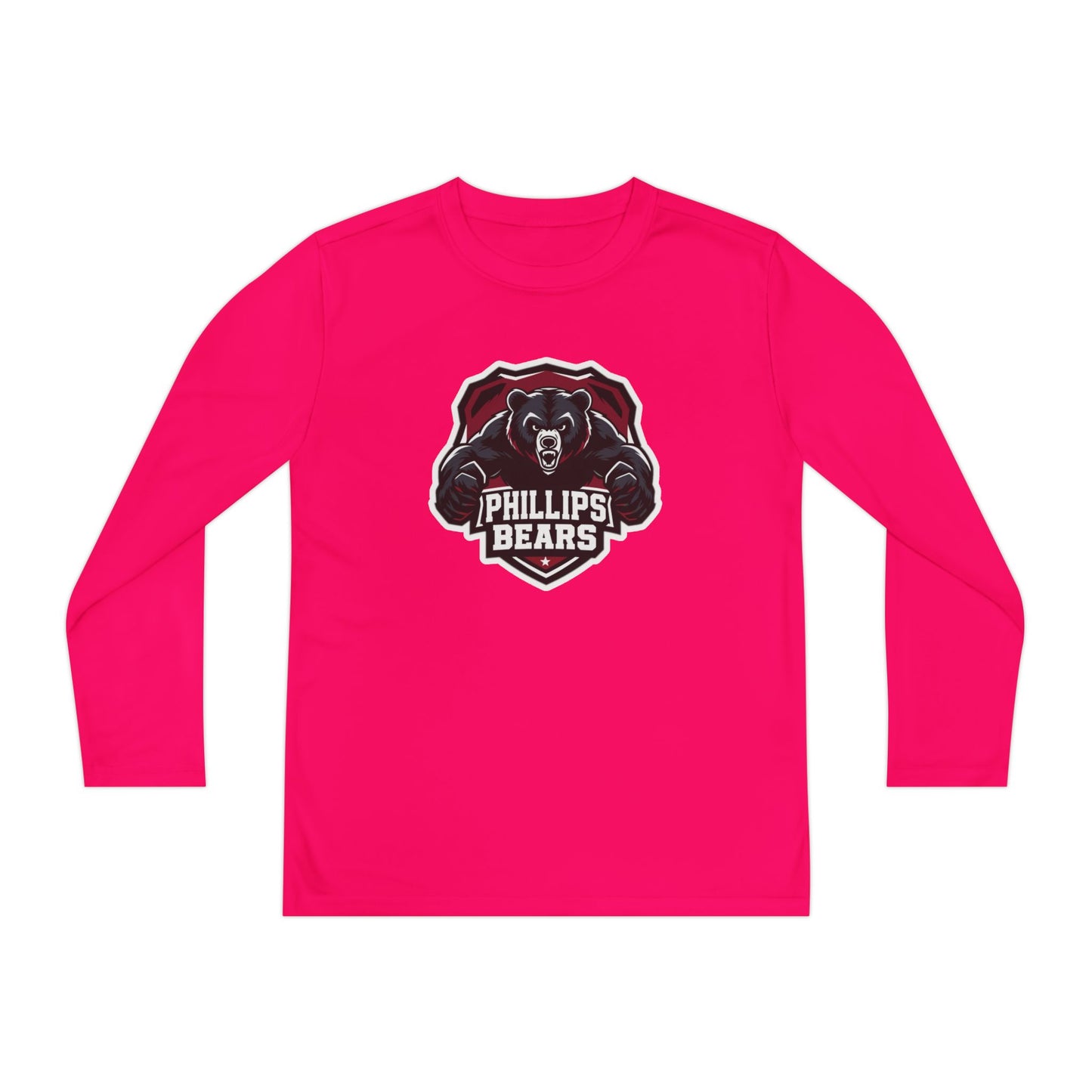 Youth Long Sleeve Tee \ Phillips Bears \ PB2