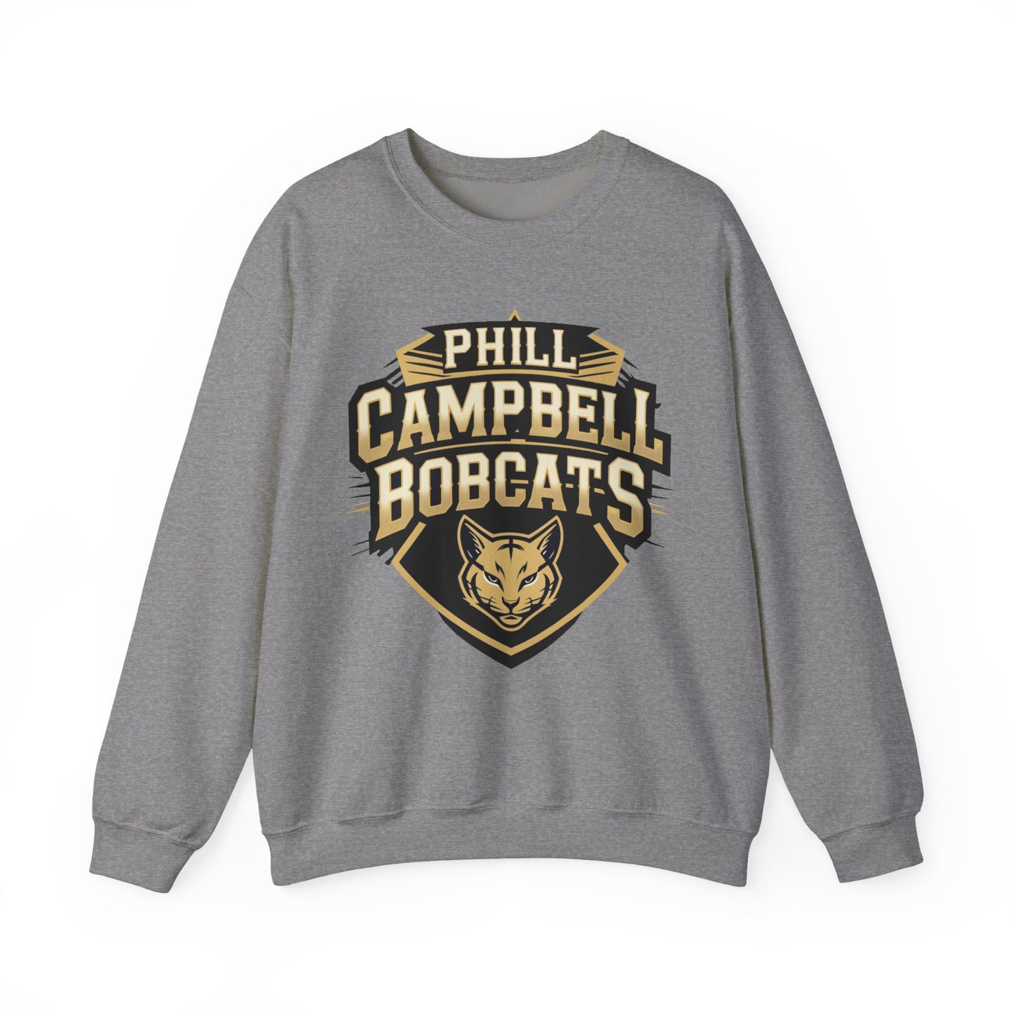 Adult Crewneck Sweatshirt \ Phill Campbell Bobcats \ PCB1