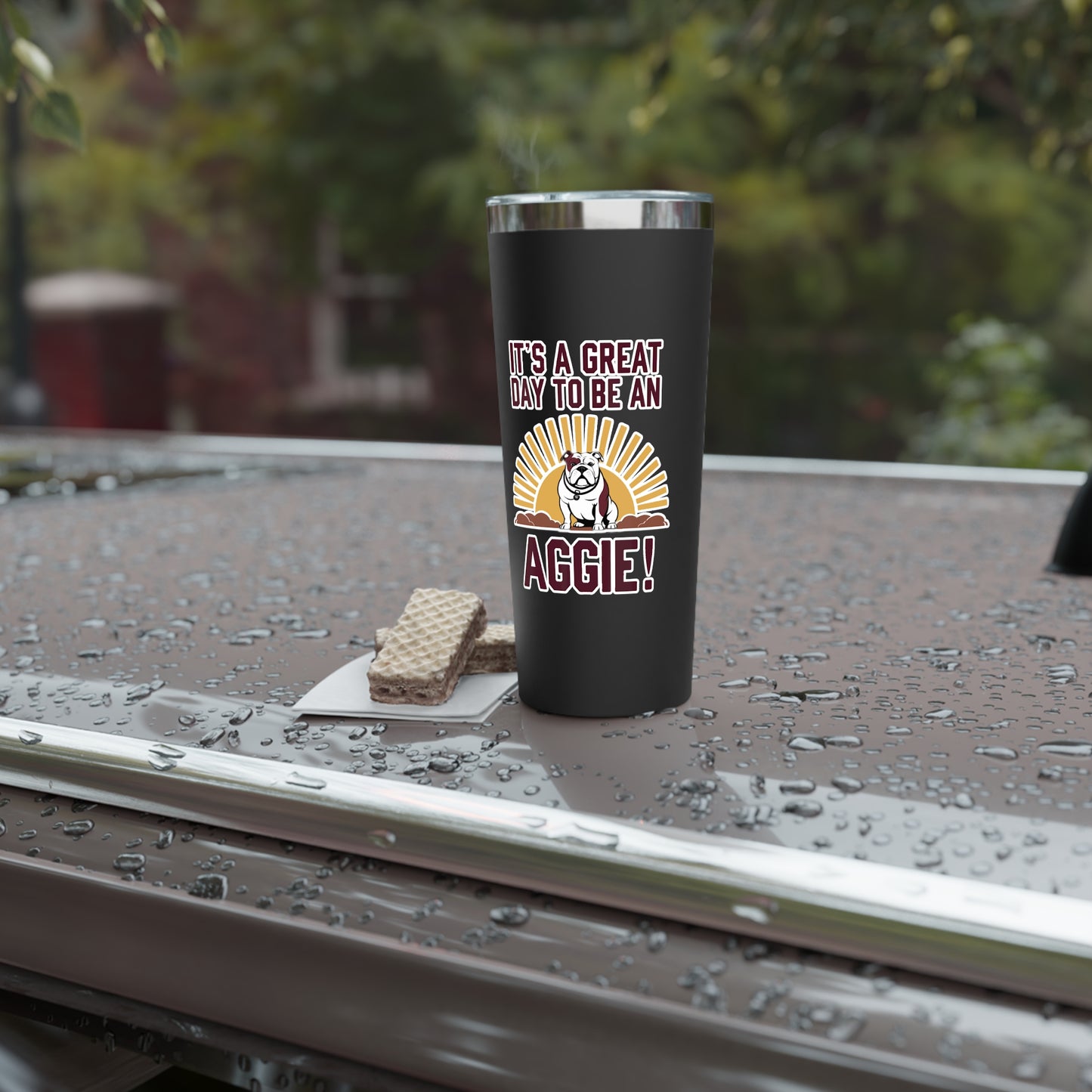 22oz Insulated Copper Tumbler \ It's a Great Day to be an Aggie! \ GDA4