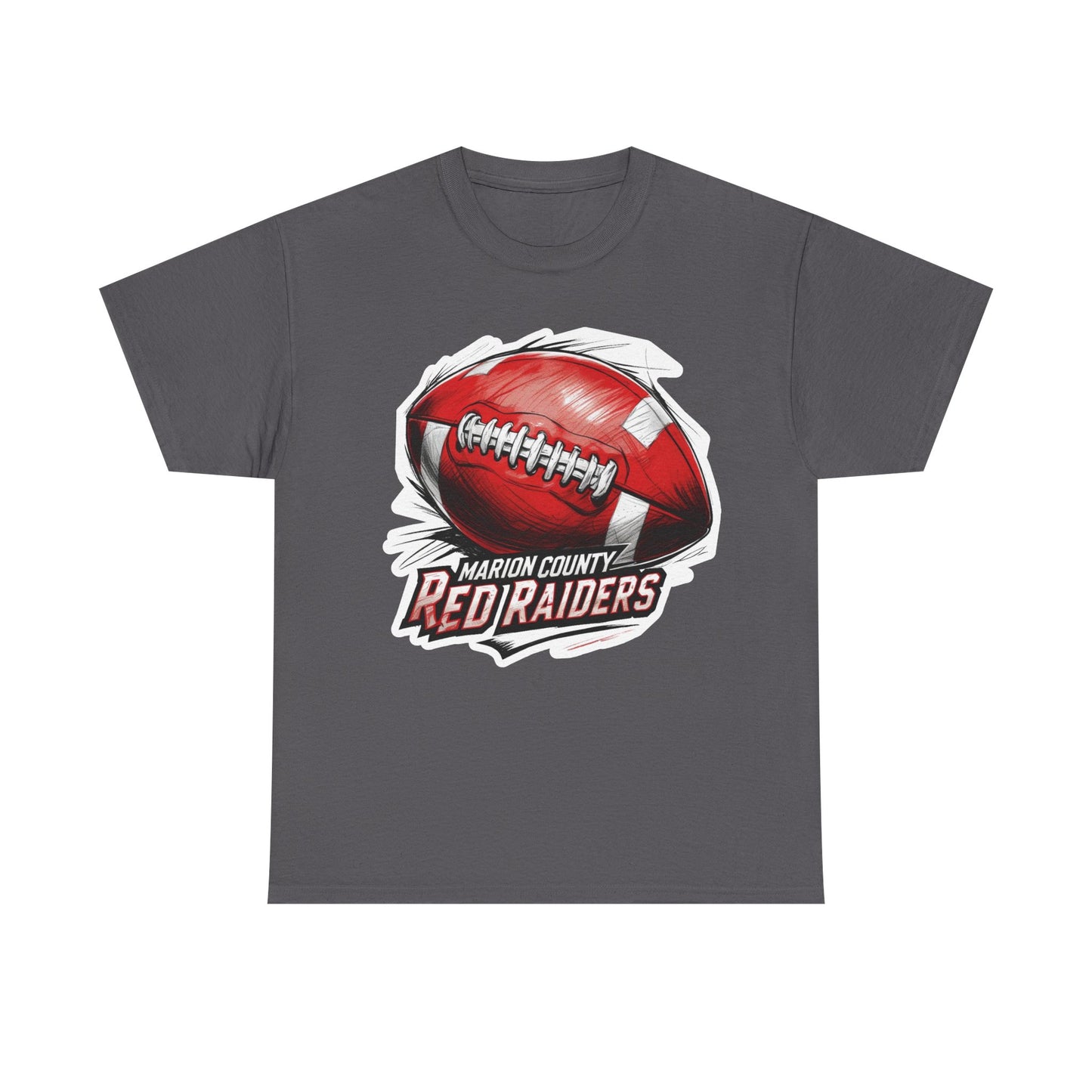Adult Tee \ Marion County Red Raiders Football \ MCF1